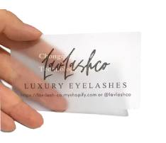 PVC Business Name Card