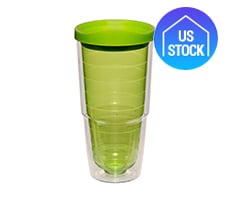 Double Wall Acrylic Tumbler with Lid, 24 oz.