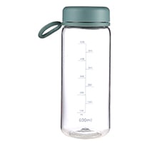 Clear Body Infuser Bottle with Removable Strainer, 21.12 oz.
