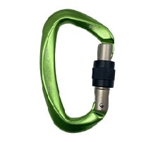 D-Ring Shape Screw Gate Carabiner