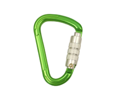 Triangle Shape Twist Gate Carabiner