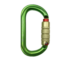 D Ring Triple Gate Aluminum Carabiner