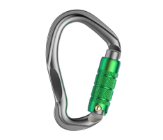 B Ring Triple Gate Aluminum Carabiner