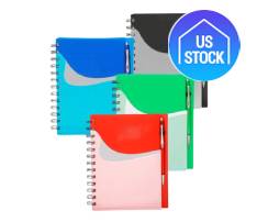 Front Pocket Spiral Notebook with Pen