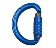 D Ring Style Triple Gate Aluminum Carabiner