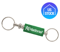 Valet Key Tag Detachable Keychain