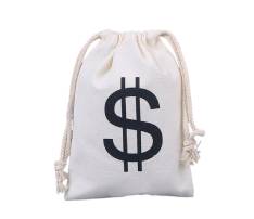 Cotton Canvas Drawstring Pouch