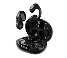 Wireless Noise Reduction Rechargeable Ear Clip Earbud