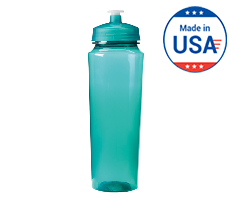 Push Pull Lid Measurement Sports Bottle, 24 oz.