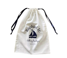 Cotton Polyester Drawstring Pouch Bag