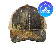 6 Panel Camo Mesh Trucker Cap