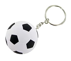 PU Football Shaped Stress Reliever Keychain