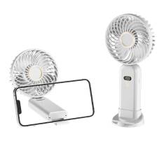 Digital Foldable Handheld Fan with Phone Stand