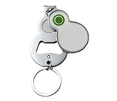 3-in-1 Gourd Shape Nail Clipper with Opener Keychain