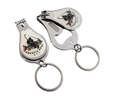 Nail Clipper Keychain with Built-in Opener
