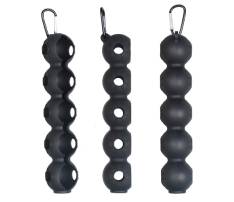Grip Five Silicone Golf Ball Holder with Carabiner