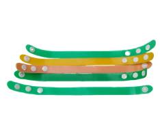 Adjustable Silicone Wristband with Snap-Fastener