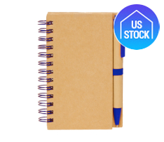 Recycled Spiral Notebook with Pen