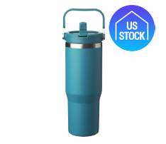 Stainless Steel Tumbler with Handle, 30 oz.