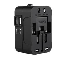 Dual USB A Port Universal Travel Adapter