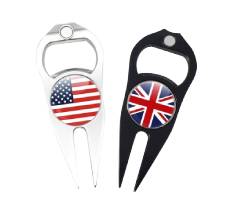 3-in-1 Pitchfork Golf Divot Tool