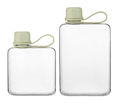 Clear Flat Sports Water Bottle