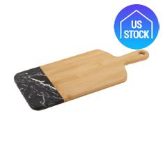 Bamboo Marble Cutting Board with Handle