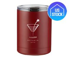 Low Ball Stainless Steel Tumbler with Lid, 10 oz.