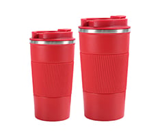 Powder Coated Stainless Steel Thermal Tumbler with Lid
