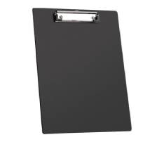 PP Plastic Clipboard with Metal Clip