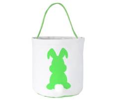 Easter Eggs Bunny Canvas Tote Bag