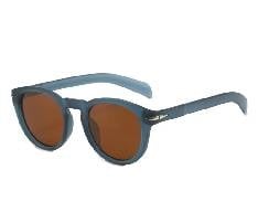 Unisex Oval Polycarbonate Sunglasses