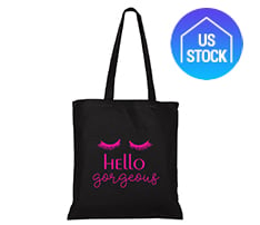 Colored Cotton Canvas Tote Bag