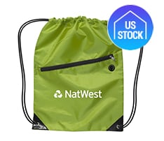 Drawstring Backpacks With Earbud Port