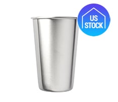 Single-wall Stainless Steel Mixing Glass, 16oz.