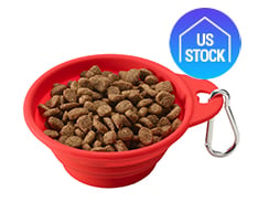 Collapsible Pet Bowl with Carabiner, 8 oz.
