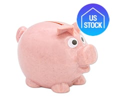 Sustainable Wheat Straw Piggy Bank