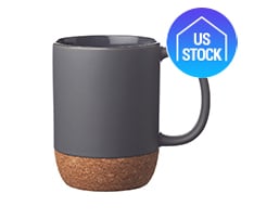 Matte Finish Cork Base Ceramic Mug, 15 oz.