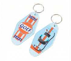 Vintage Plastic Motel Keychain