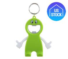 Happy Face Bottle Opener Keychain