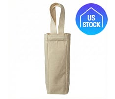 Gusseted Single Bottle Tote Bag