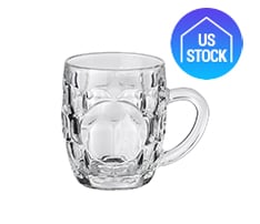 Classic Annealed Beer Glass Mug, 10 oz.