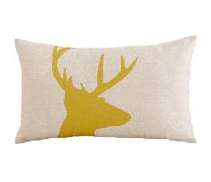 Full Color Printed Linen Throw Pillow Cover