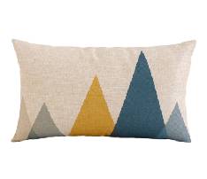 Digital Print Cotton Linen Throw Pillow Cover