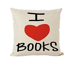 Cotton Linen Throw Pillow Cover with Full-Color Print