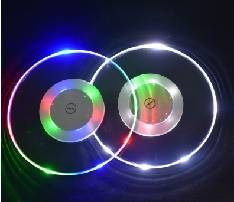 LED Light Up Full Color Round Coaster