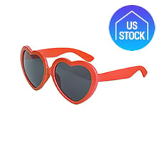 Heart Shaped Plastic Sunglasses