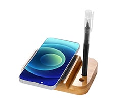 15W Wireless Charger Desk Organizer with Cable Kit