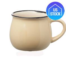 Two Tone Glossy Coffee Mug, 12 oz.