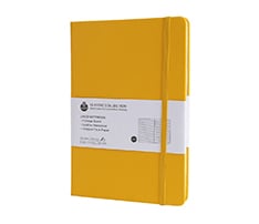 A5 Size PU Leather Lined Notebook
